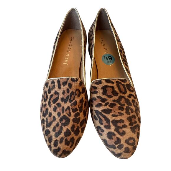 Jack Rogers Shoes - Jack Rogers Leopard Print Flats Size 6.5 New